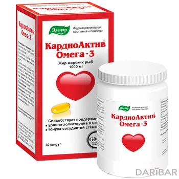 Кардиоактив Омега Капсулы №30 в Алматы | Эвалар ЗАО