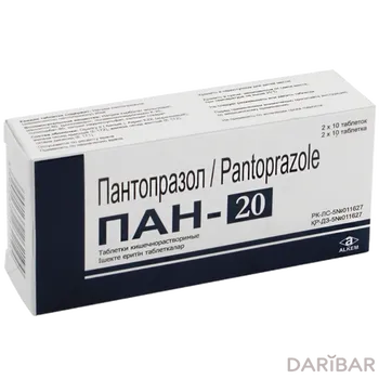 Пан-20 мг таблетки №20 