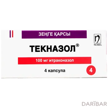 Текназол Капсулы 100 Мг №4 в Алматы | Нобел Илач Санаи ве Тиджарет