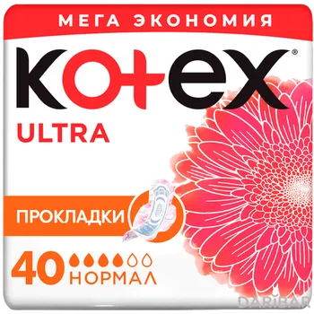 Kotex Ultra Net Quadro Normal Прокладки №40 в Алматы | Кимберли Кларк