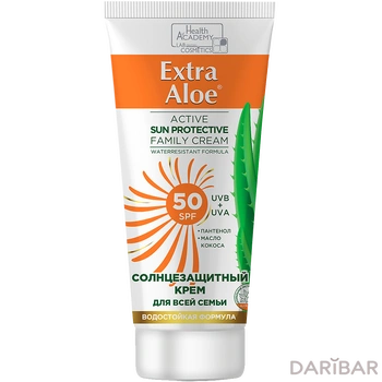 Extra Aloe SPF 50+ Крем Солнцезащитный Для Всей Семьи 100 Мл в Алматы | Вилсен Групп ООО