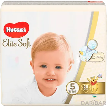 Huggies Elite Soft Подгузники Размер 5 12-22 Кг №28 в Астане | Kimberly-Clark