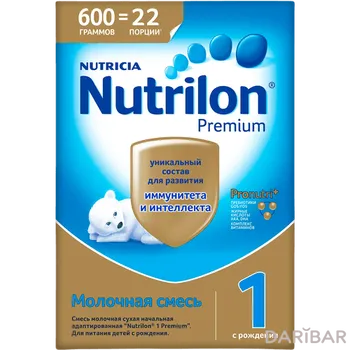 Nutrilon Premium 1 Смесь Сухая Молочная С 0-6 Месяцев 600 Г в Алматы | NUTRICIA