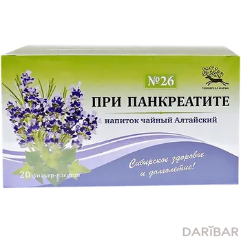 Алтайский Чайный Напиток №26 При Панкреатите 1,5 Г №20 в Алматы | ООО “Универсал-Фарма”