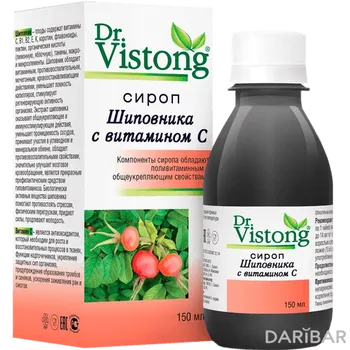 Шиповника Сироп Dr. Vistong 150 Мл в Алматы | Риа Панда ООО