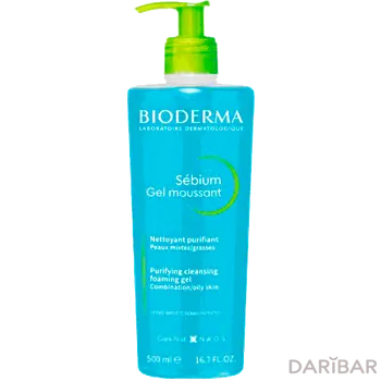 Bioderma Sebium Gel Moussant Гель-мусс Для Умывания 500 Мл в Алматы | Bioderma laboratirie Dermatologique