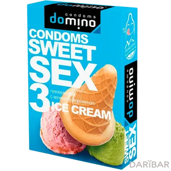 Domino Sweet Sex Ice Cream Презервативы Мороженое №3 в Алматы