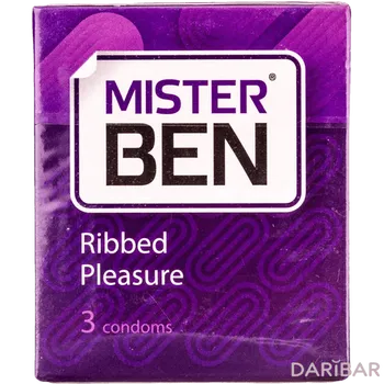 Mister Ben Ribbed Pleasure Презервативы Ребристые №3 в Шымкенте | МЕДПАК ООО