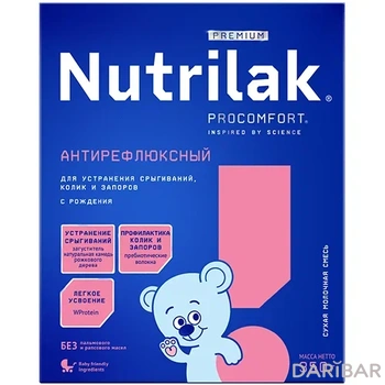 Nutrilak Premium Антирефлюксный Сухая Молочная Смесь С 0 Месяцев 350 Г в Астане | АО "ИНФАПРИМ"