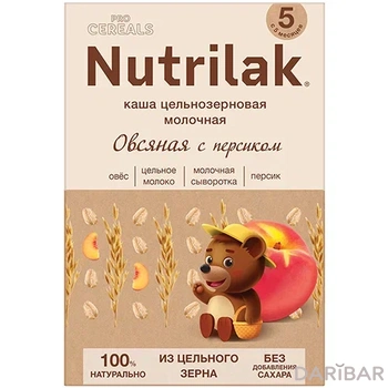 Nutrilak Procereals Каша Молочная Овсяная С Персиком С 5 Месяцев 200 Г в Алматы |  АО "ИНФАПРИМ"