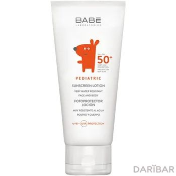 Babe Pediatric SPF 50+ Детский Солнцезащитный Лосьон 100 Мл в Астане | Babé Laboratorios