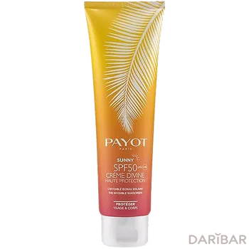 Payot Sunny Creme Divine SPF+50 Крем Солнцезащитный 150 Мл в Алматы | Laboratoires Dr.N.G. Payot