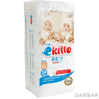 Ekitto Premium Подгузники-трусики XL (12+ Кг) №34 в Астане