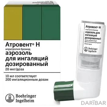 Атровент Н Аэрозоль Для Ингаляций 200 Доз 10 Мл в Алматы | Берингер Ингельхайм