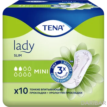 TENA Lady Slim Mini Урологические Прокладки №10 в Алматы | Дочерняя компания из Essity