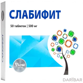 Слабифит Таблетки 500 Мг №50 в Алматы | Фармгрупп ООО