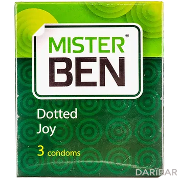 Mister Ben Dotted Joy Презервативы Точечные №3 в Алматы | МЕДПАК ООО