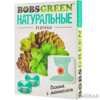 BobsGreen Натуральные Леденцы Пихта С Ментолом №10 в Алматы | Riclan S.A. (Бразилия)Riclan S