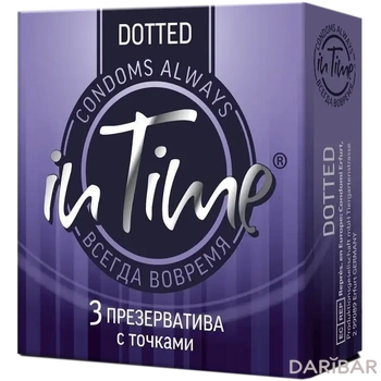 In Time Dotted Презервативы Точечные №3 в Алматы | Suretex Limited	