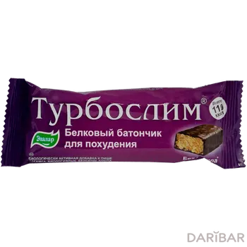 Турбослим Белковый Батончик Для Похудения 50 Г в Алматы | Эвалар ЗАО