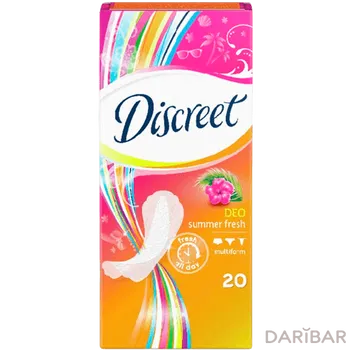 Discreet Deo Summer Fresh Multiform Прокладки Ежедневные №20 в Алматы | Procter & Gamble