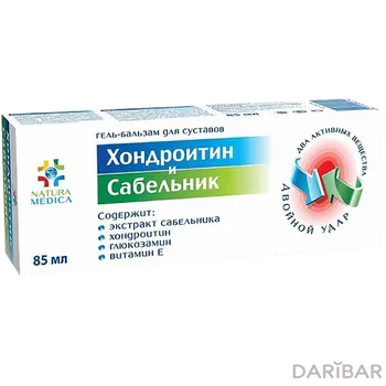 Хондроитин И Сабельник Natura Medica Гель-бальзам Для Суставов 85 Мл в Алматы | Твинс Тэк ЗАО