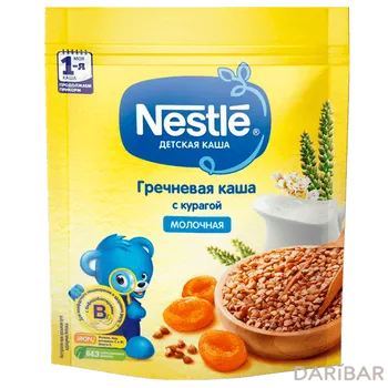 Nestle Каша Молочная Гречневая С Курагой С 5 Месяцев 220 Г в Алматы | Nestle