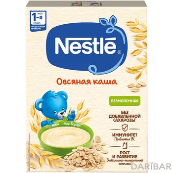 Nestle Каша Безмолочная Овсяная С 5 Месяцев 200 Г в Алматы | Nestle