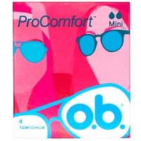 O.B. Pro Comfort Mini тампоны №8