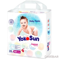 YokoSun подгузники-трусики детские M 6-10 кг №20
