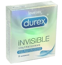 Durex Invisible презервативы ультратонкие №3