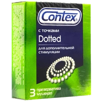 Contex Dotted презервативы точечные №3