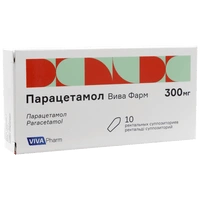 Парацетамол Вива Фарм суппозитории 300 мг №10