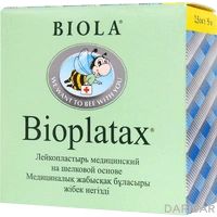 Лейкопластырь Bioplatax на шелковой основе 2,5 см х 5 м