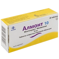 Алмонт таблетки 10 мг №28